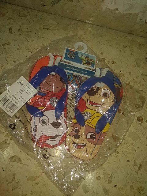 Chanclas patrulla canina
