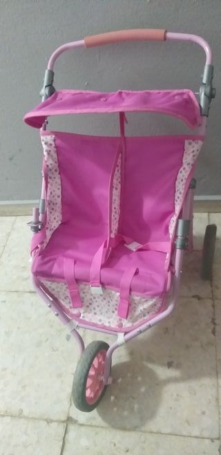 carro gemelar niña