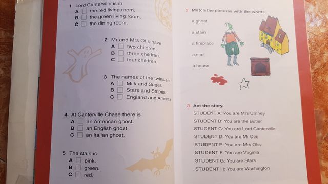 Libro inglés THE CANTERVILLE GHOST earlyreads + CD