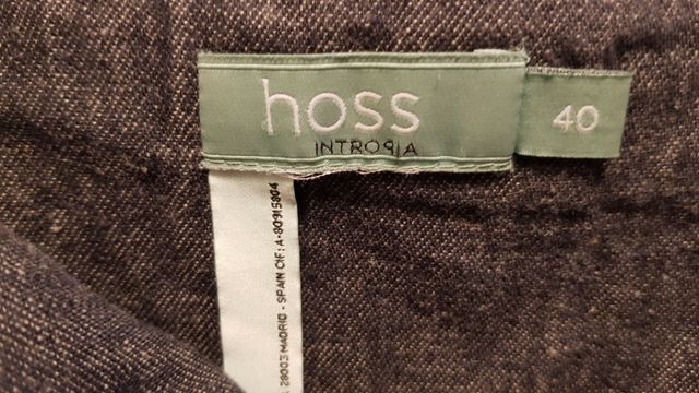 FALDA VAQUERA NEGRA HOSS INTROPIA TALLA 40