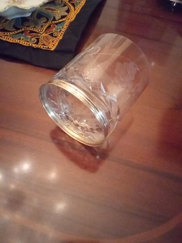 extraordinario conjunto de seis vasos de whisky