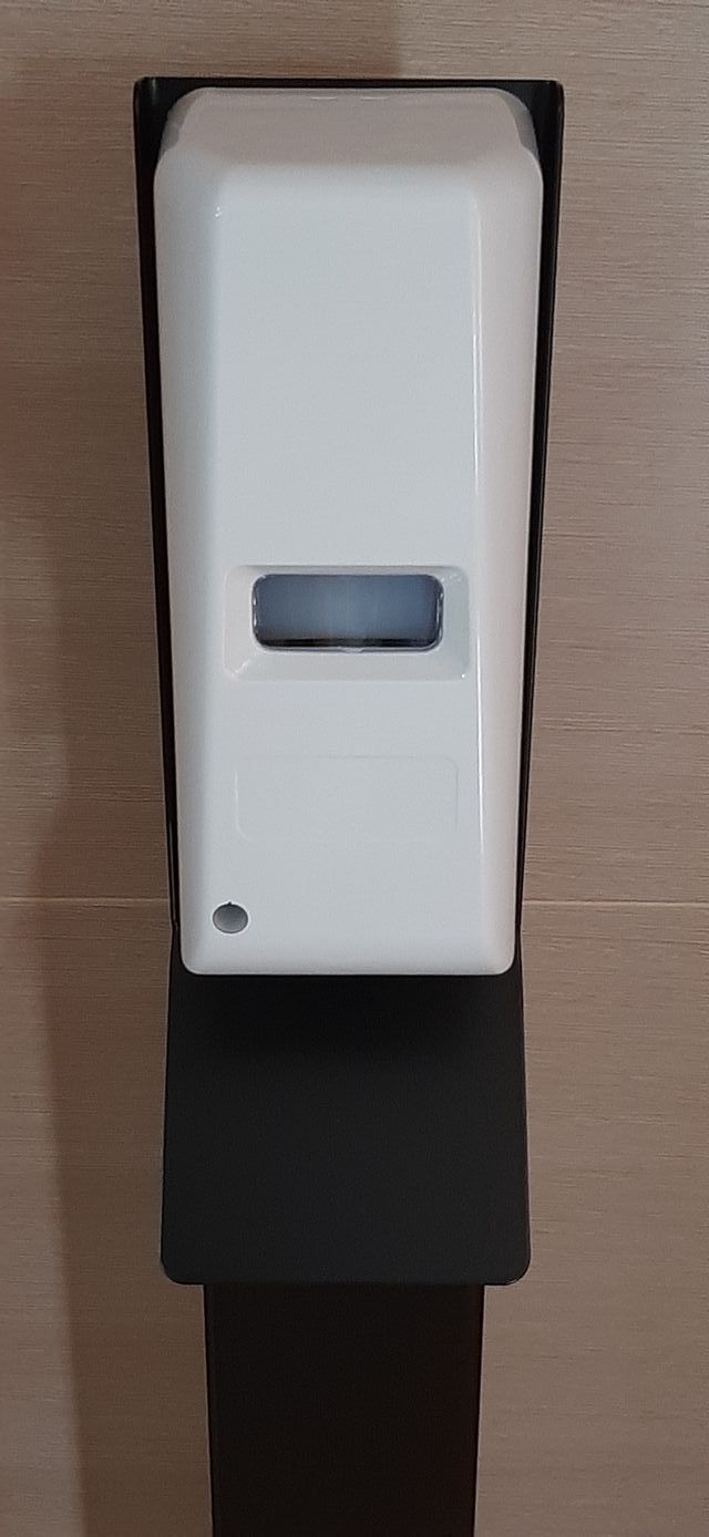 dosificador de gel automatico  pie