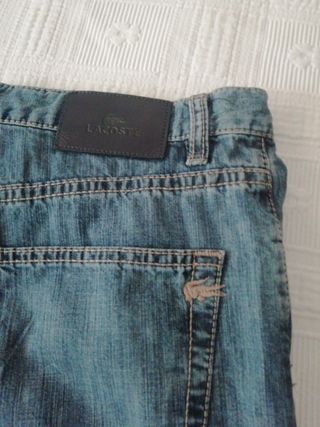 Pantalones originales lacoste talla 46 de segunda mano por 20 EUR en Sant  Andreu de Llavaneres en WALLAPOP