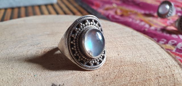 Anillos en plata y piedras