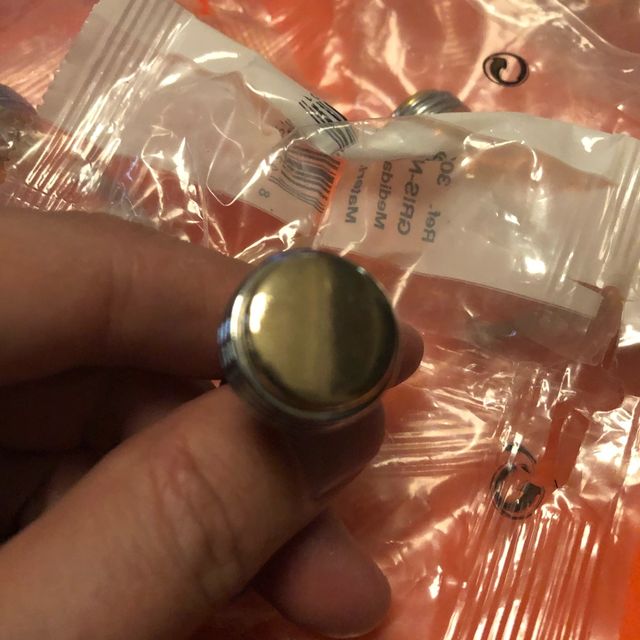 5 Tiradores puertas/cajón muebles NUEVOS