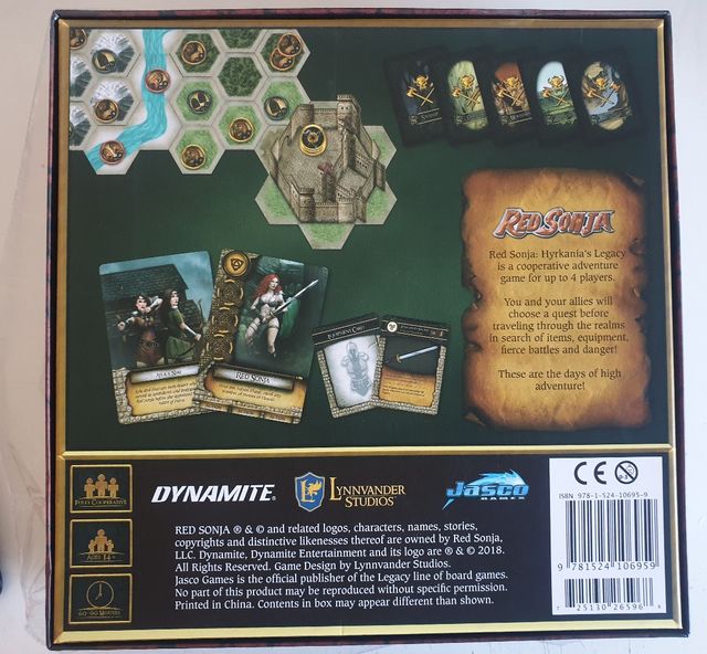 Red Sonja juego de mesa