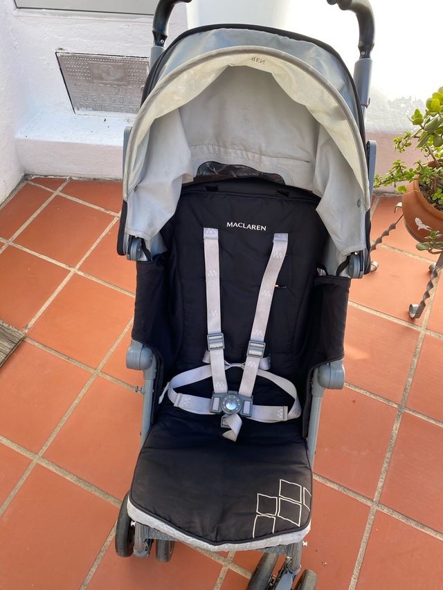 Silla maclaren techno XT negro/gris