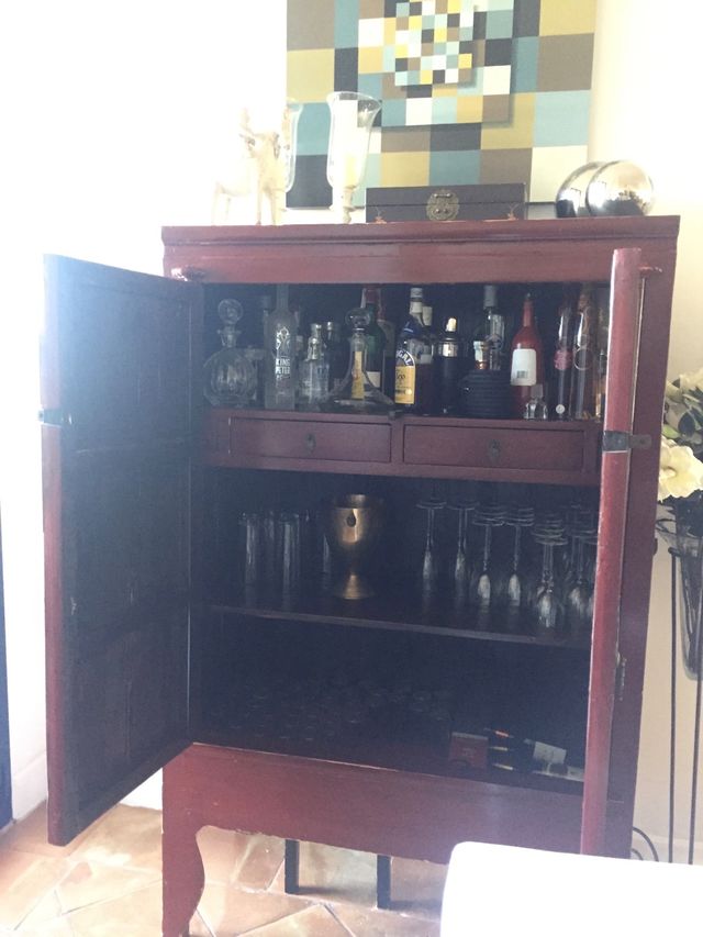 Mueble chino antiguo de segunda mano por 300 € en Madrid en WALLAPOP