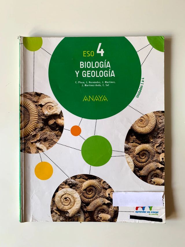 Libro Biología Y Geología 4º Eso De Segunda Mano Por 10 En El álamo En Wallapop