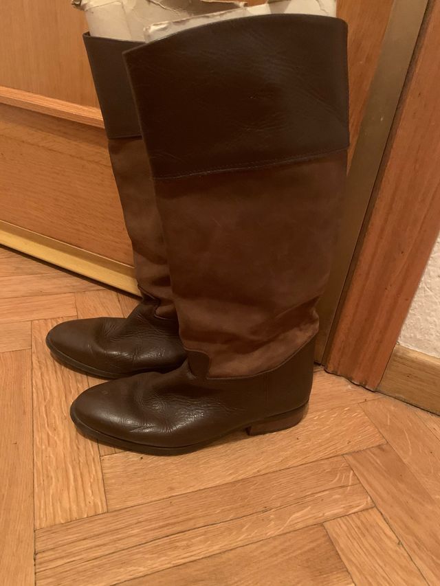 Botas de Ante y Piel