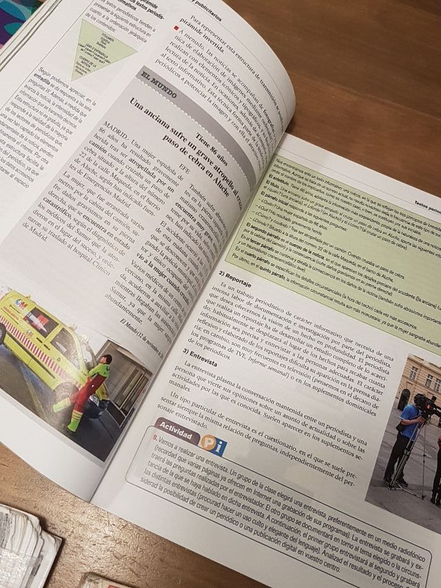 Libri di testo del primo baccalaureato