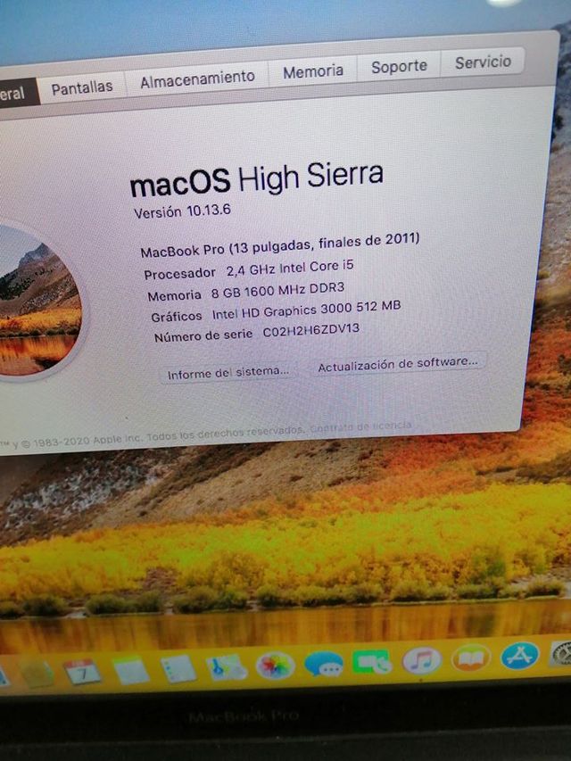 MacBook Pro i5 Finales 2011 13"