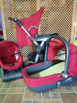 Carrito bebe tres piezas, trío marca Neonato de segunda mano Trío Reverso Neonato : Opiniones