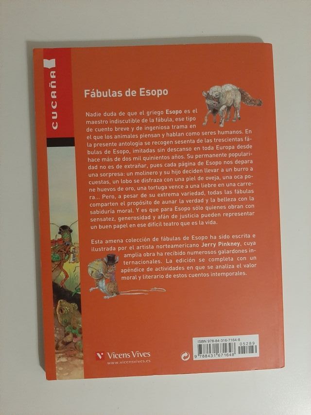 Libro Fábulas de Esopo