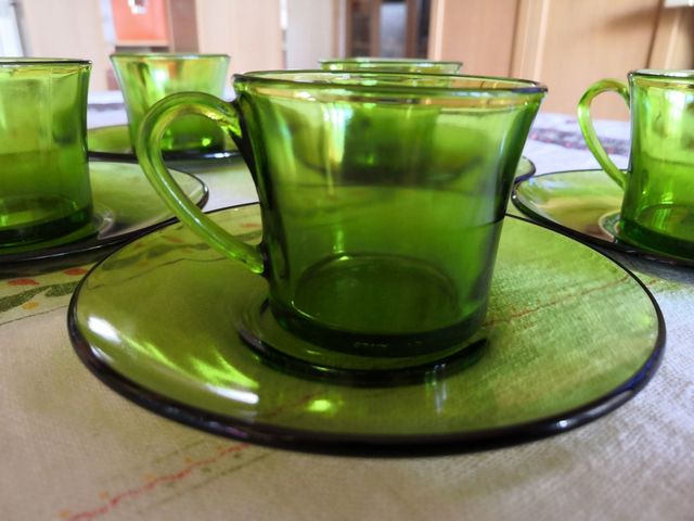 Juego café Duralex verde