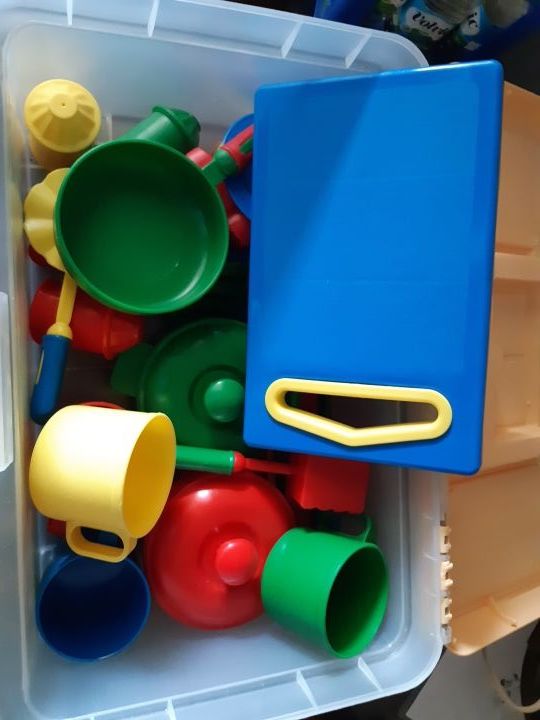 conjunto de malas talheres e acessórios