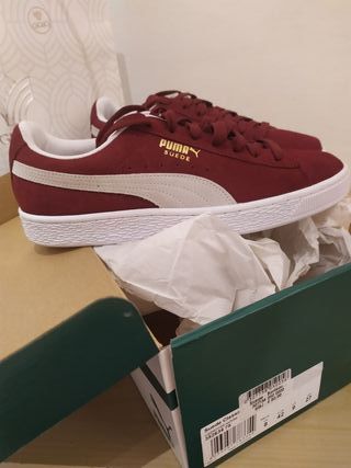 puma suede granate