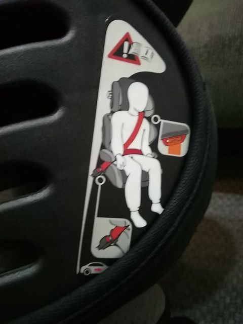 Cadeira auto com Isofix. Modelo de Montecarlo