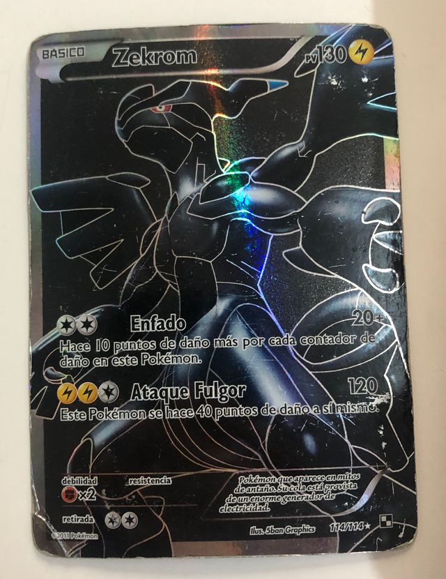 POKEMON CARTA: ZEKROM RARA