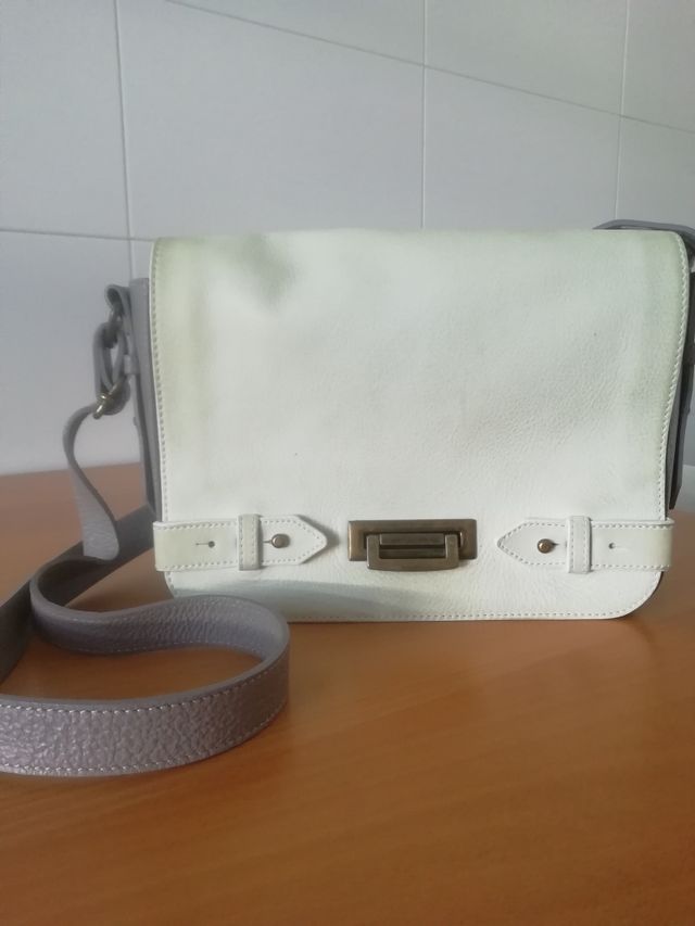 Bolso bandolera piel