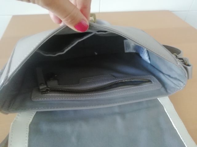 Bolso bandolera piel