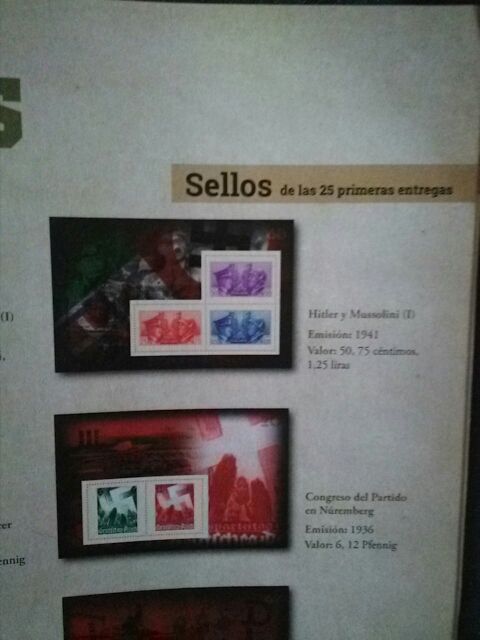 🪖🔥3 sellos Hitler//Mussolini 2WW 1941🔥🪖