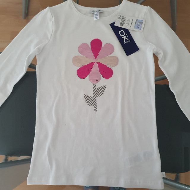 Camiseta de niña de lentejuelas
