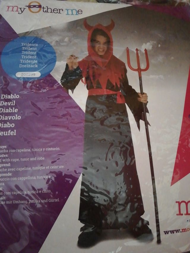 disfraz diablo niño