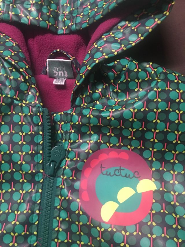 Chubasquero / forro polar talla 3 tuc tuc niñas