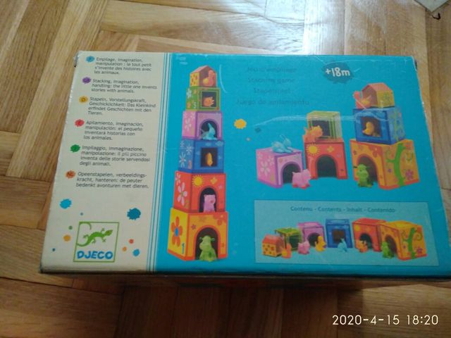 Cubos para apilar de segunda mano por 5 € en Guadalajara en WALLAPOP