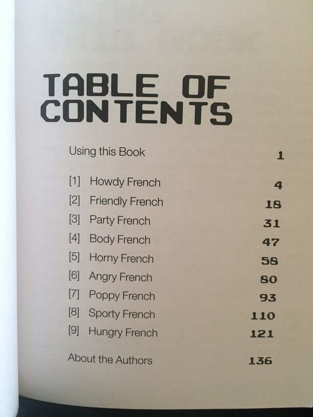 Libro para aprender francès "de la calle"