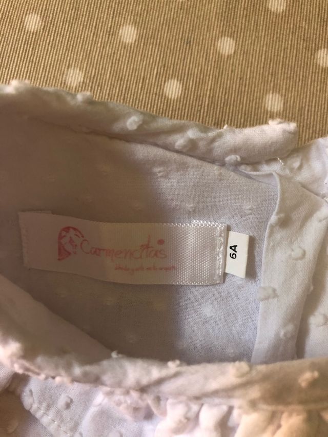 CONJUNTO CARMENCITAS TALLA 6