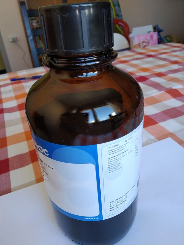 FRASCO DE CRISTAL DE LABORATORIO