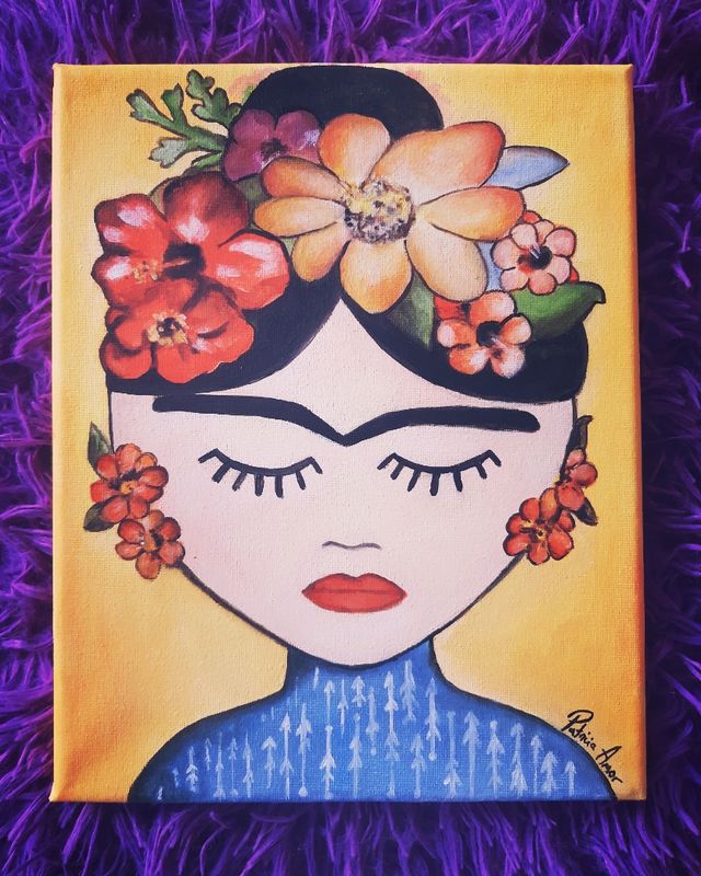 cuadro, lienzo frida kahlo