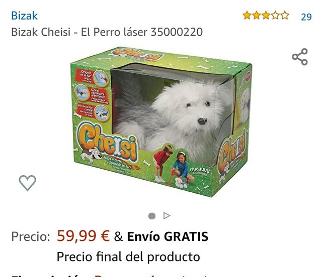 NUEVO Cheisi Bizak PERRO LASER
