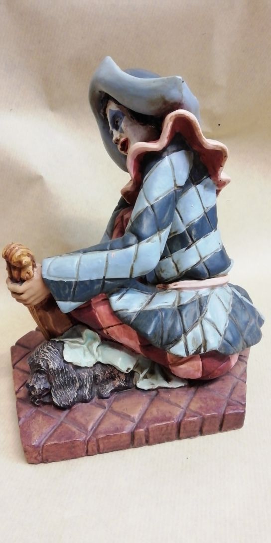 figura sobremesa cerámica Arlequín