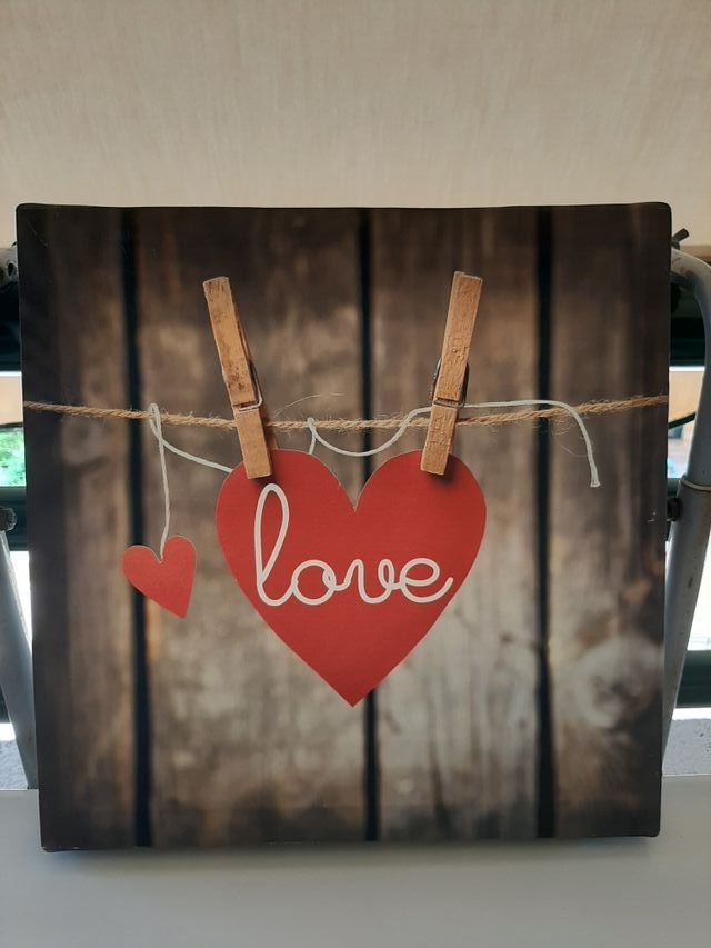 Bonito cuadro corazón