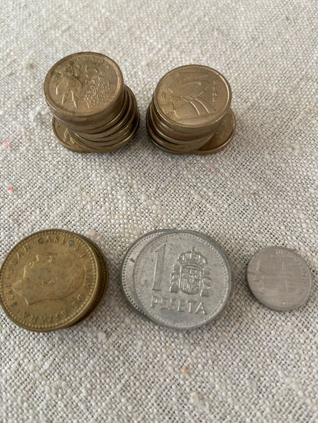 Lote monedas ptas