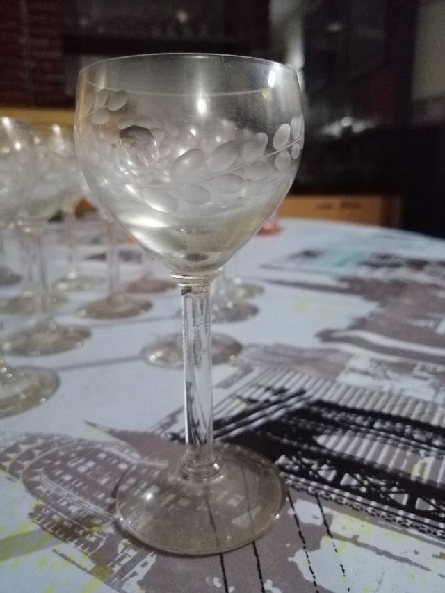 Copas talladas chupitos