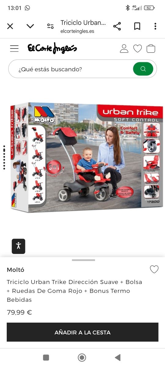 triciclo molto 5 en 1