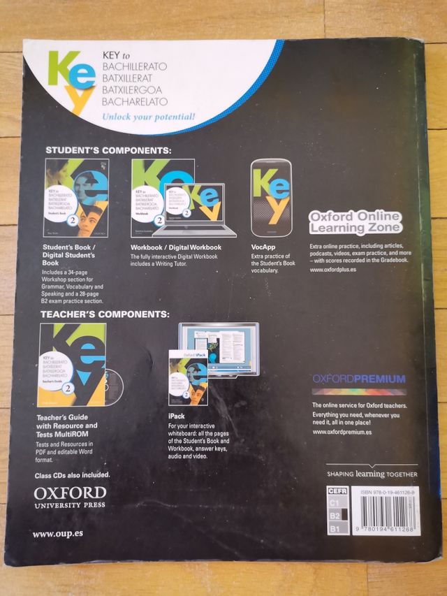 Student's Book y Workbook, KEY to Bachillerato