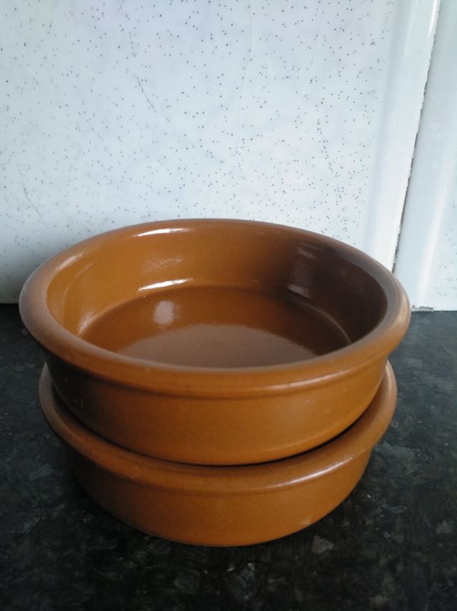 12 Tarrinas de cerámica