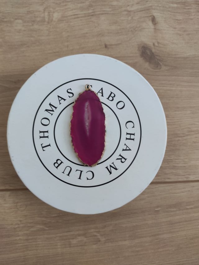 Colgante Ágata rosa