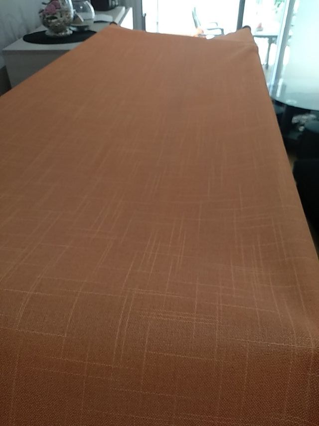 Store naranja cortina opaca 147X196