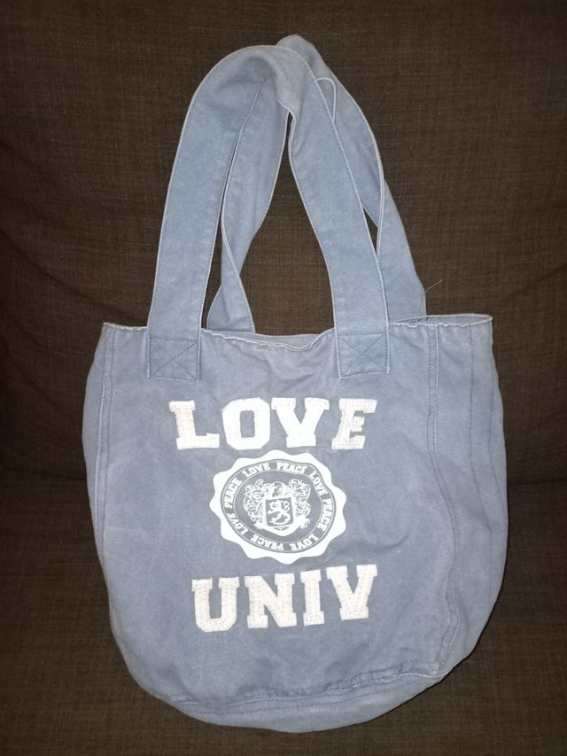 Bolso  de tela vaquera