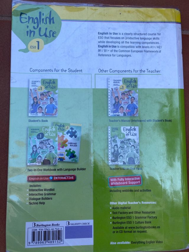 English in Use 1 ESO Student's Book