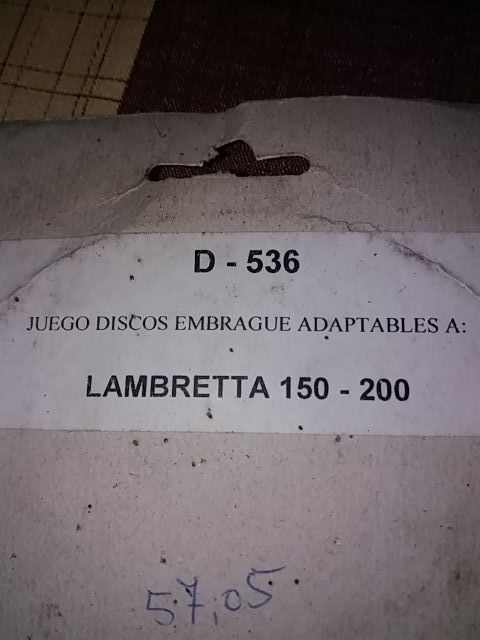 dischi frizione lambretta