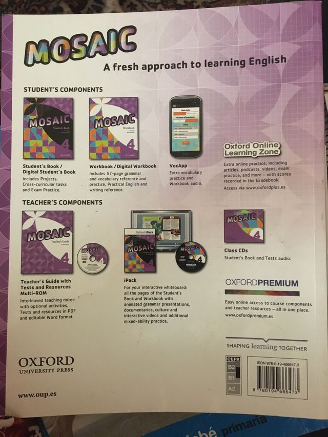 Libro texto inglés 4rt ESO