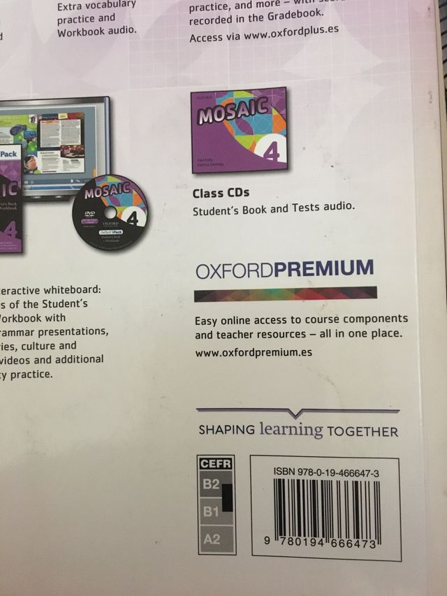 Libro texto inglés 4rt ESO