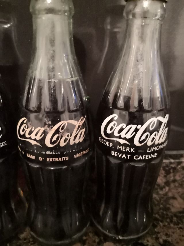 botellas de cocacola antiguas 